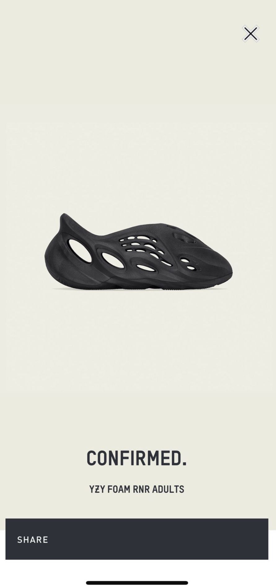 Adidas Yeezy Foam Runner Onyx