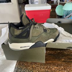 Jordan Retro 4 Craft Olive