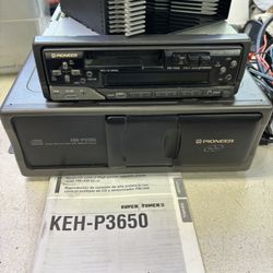 Pioneer car stereo and 12 Disc CD Changer
