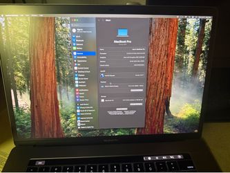 MacBook Pro 15’inch Touch Bar,intel core i9 16GB /512GB SSD