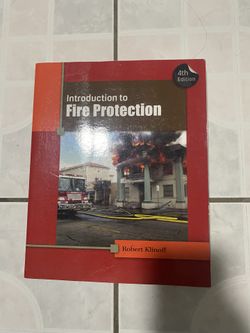 Introduction to Fire Protection; 4th Edition by Robert Klinoff