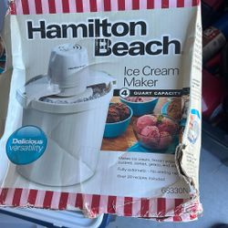 Hamilton Beach Ice Cream Maker