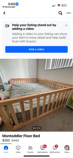 Montoddler Full Montessori Bed