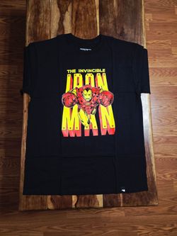 Marvel x Dim Mak "The Invincible Iron Man" T-Shirt - Black - Size Large