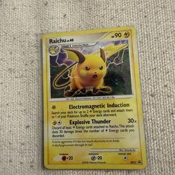 Raichu dp21 black star promo