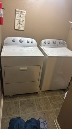 Matching whirlpool washer and dryer