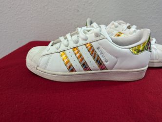 Adidas superstar iridescent womens size 6 2025