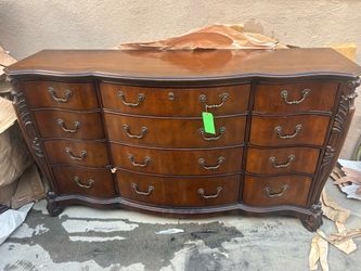 Complete wooden king bedroom set