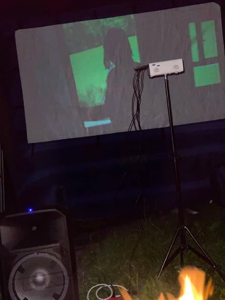 Big projector screen