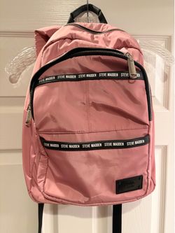 Pink Steve Madden back pack