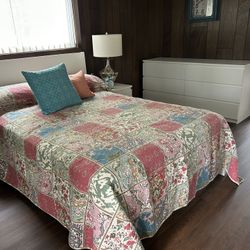 3- Piece White Bedroom