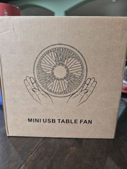 Table fan with light if u want