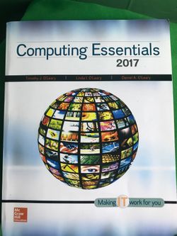 Computing Essentials 2017, college textbook