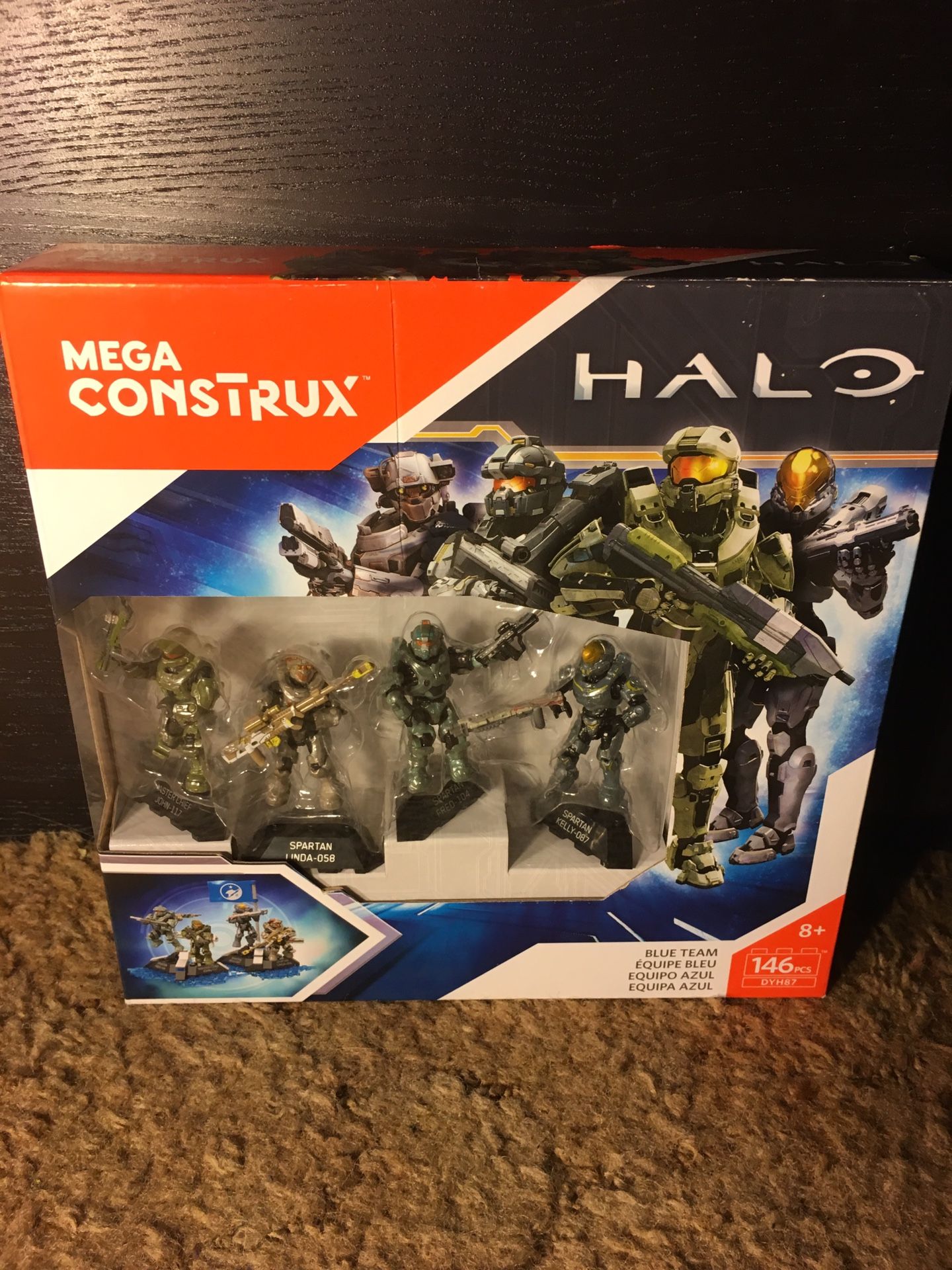 Halo Mega Bloks Blue Team set