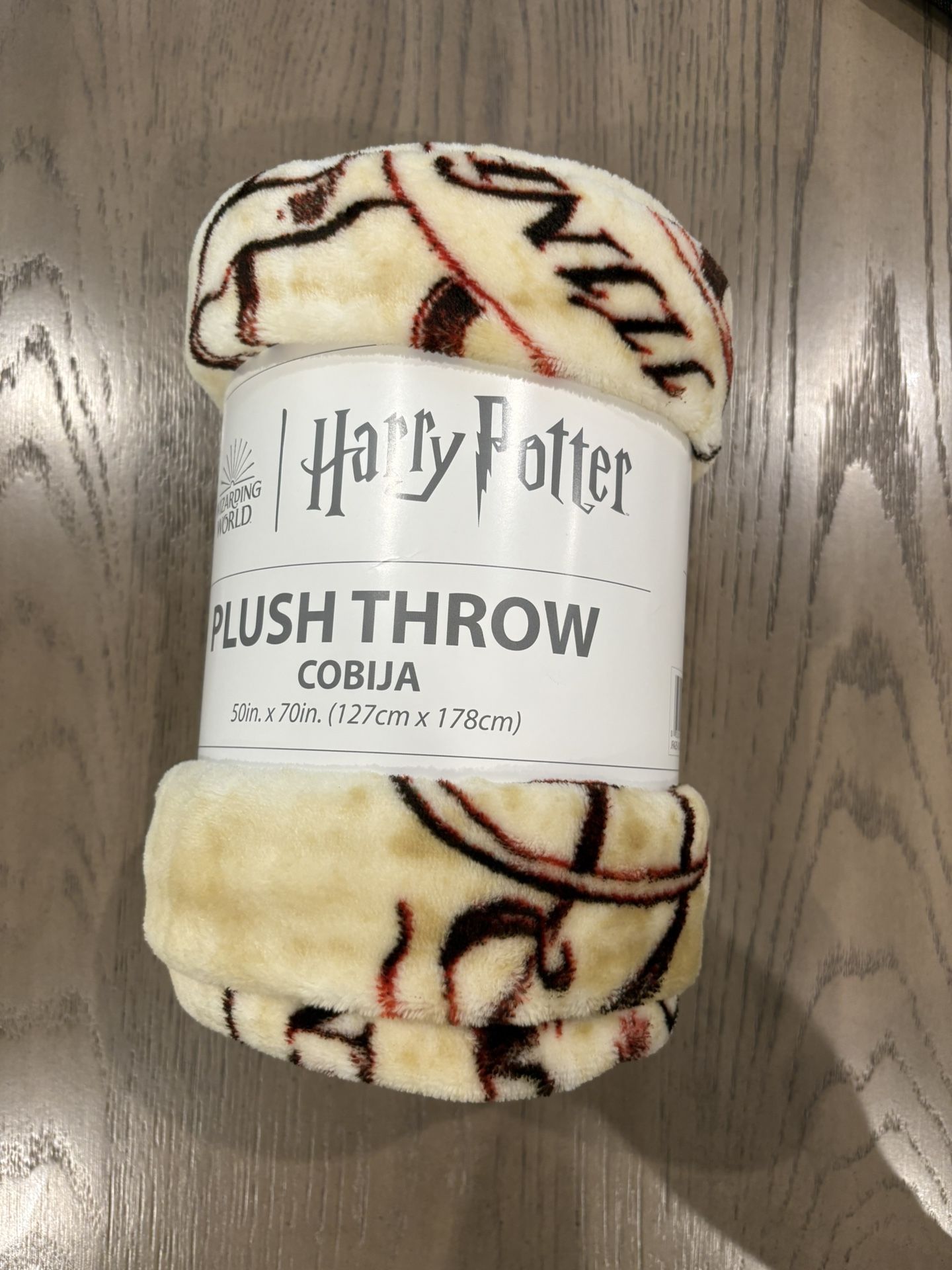 Brand new Harry Potter Marauder's Map plush throw blanket