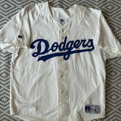 Vintage Los Angeles Dodgers Russell Athletic Baseball Jersey Made in USA Size M