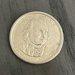 2nd President 1(contact info removed) John Adams $1 Dollar  Coin