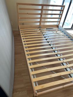 Full size frame and mattress selling ASAP