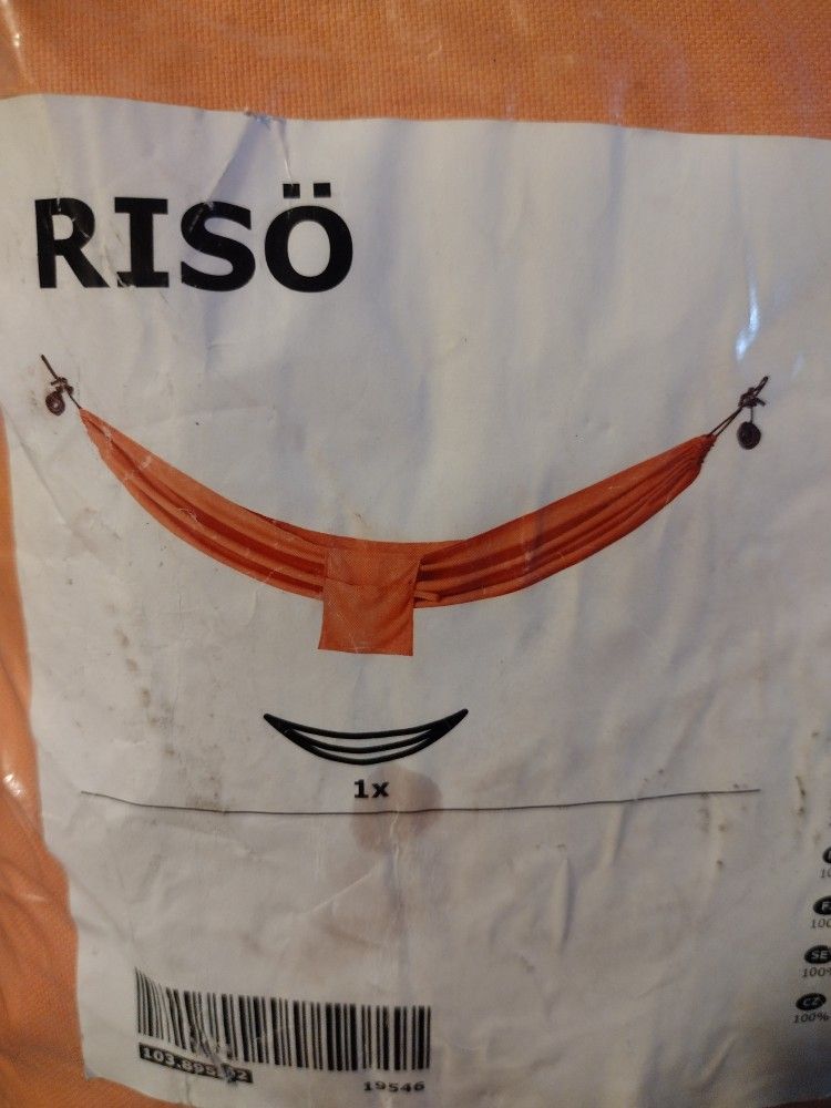 Orange Ikea Double Hammock With Hardware