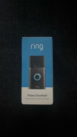 **ring video doorbell**