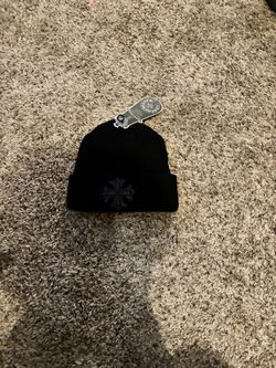 Chrome heart beanie