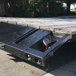 2 Heavy Duty Flatbed Trailers Car Rv Haulers $2850 - $3650 Ea