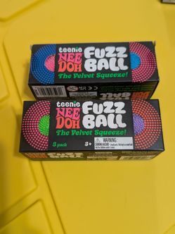 Teenie NeeDoh fuzz ball sets
