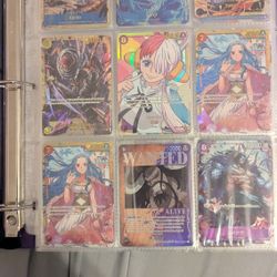 One Piece TCG Lot, 7 Secret Rares Included