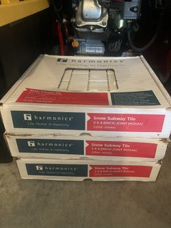 Snow Subway Tiles 2x4 (3 Boxes)