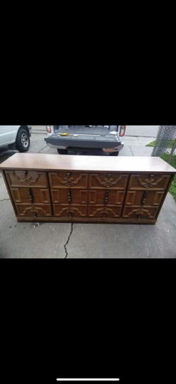 solid wood dresser