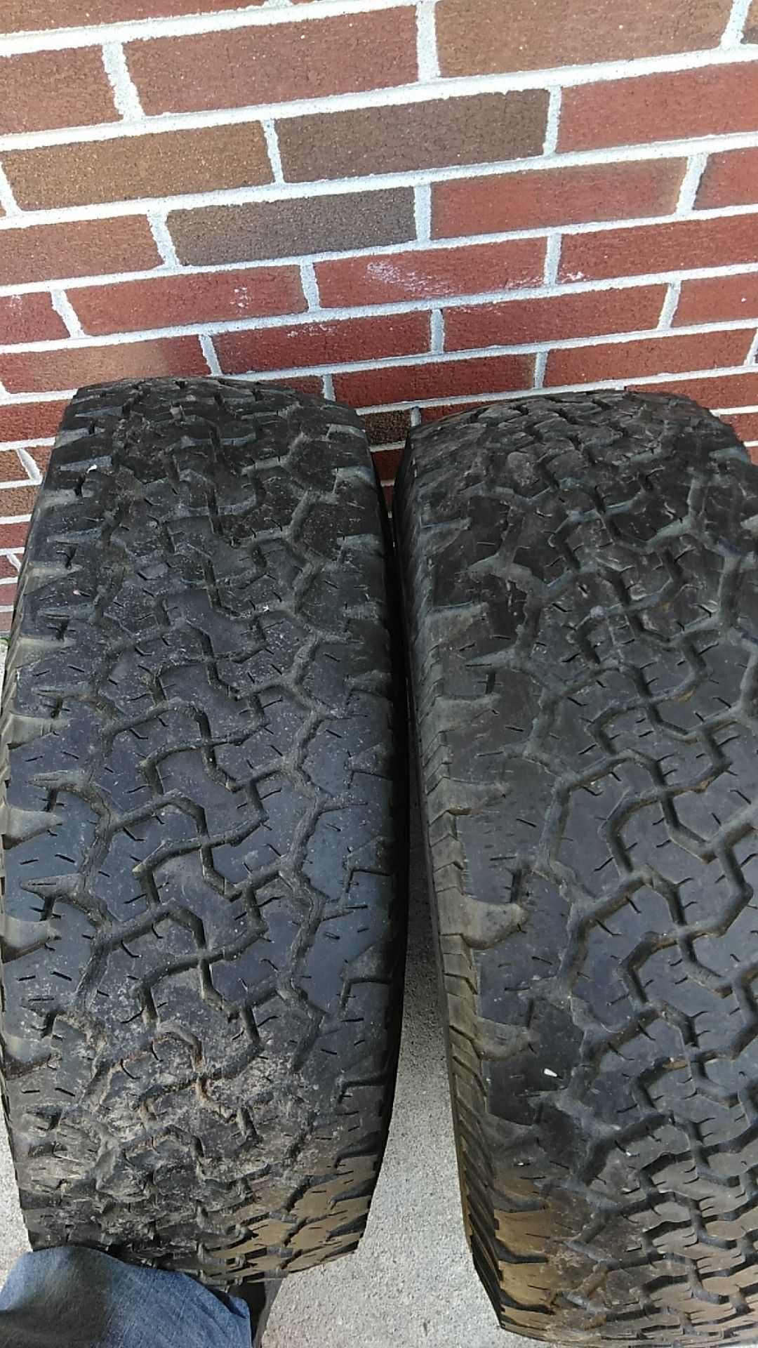 BF Goodrich allterrain tires T/A KO 31x10.5x15 for Sale in Virginia
