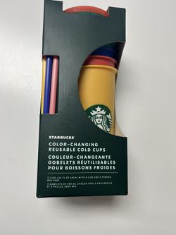 Starbucks Reusable Color Changing Cold Cups (5 Pieces)