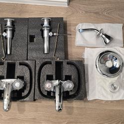 Moen Bathroom Fixtures And Hardware. Unused