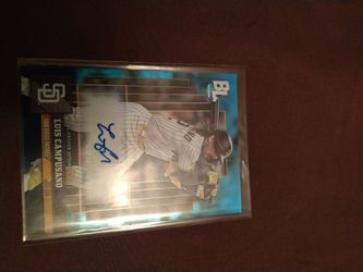 Luis Campusano Padres Topps Big  League auto