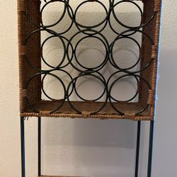 Wicker Wine Rack