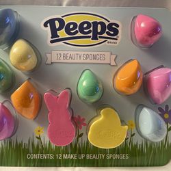 PEEPS Make up Beauty Sponges 12 piece set NEW