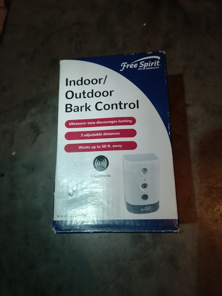 Indoor/Outdoor Bark Control