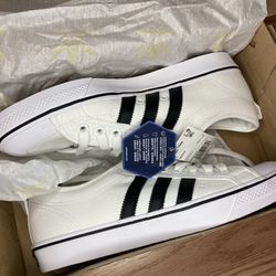 Brand New Adidas Nizza Canvas/Leather Shoes Men’s 9.5
