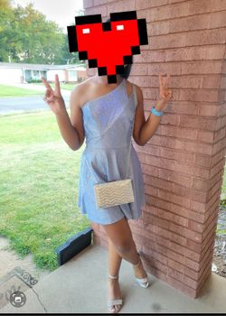 Periwinkle Homecoming Dress size 5 $50