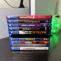 PS4 Game Lot (9 Games)