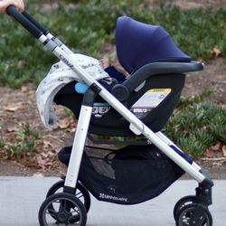 Uppababy Cruz Stroller Plus Mesa Car Seat with Base