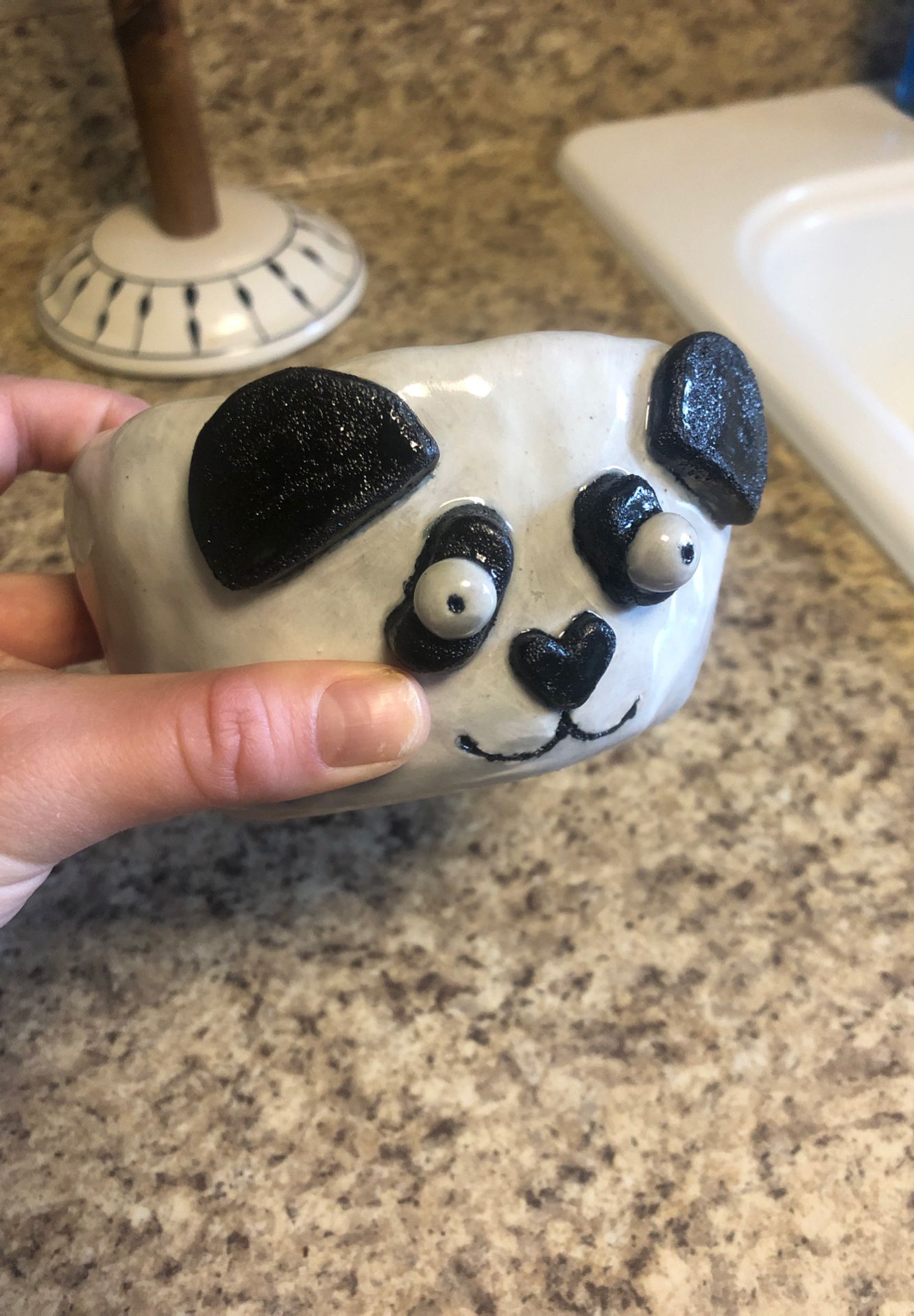 Panda ceramic bowl