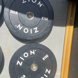 Zion 25lbs Olympic bumper plates