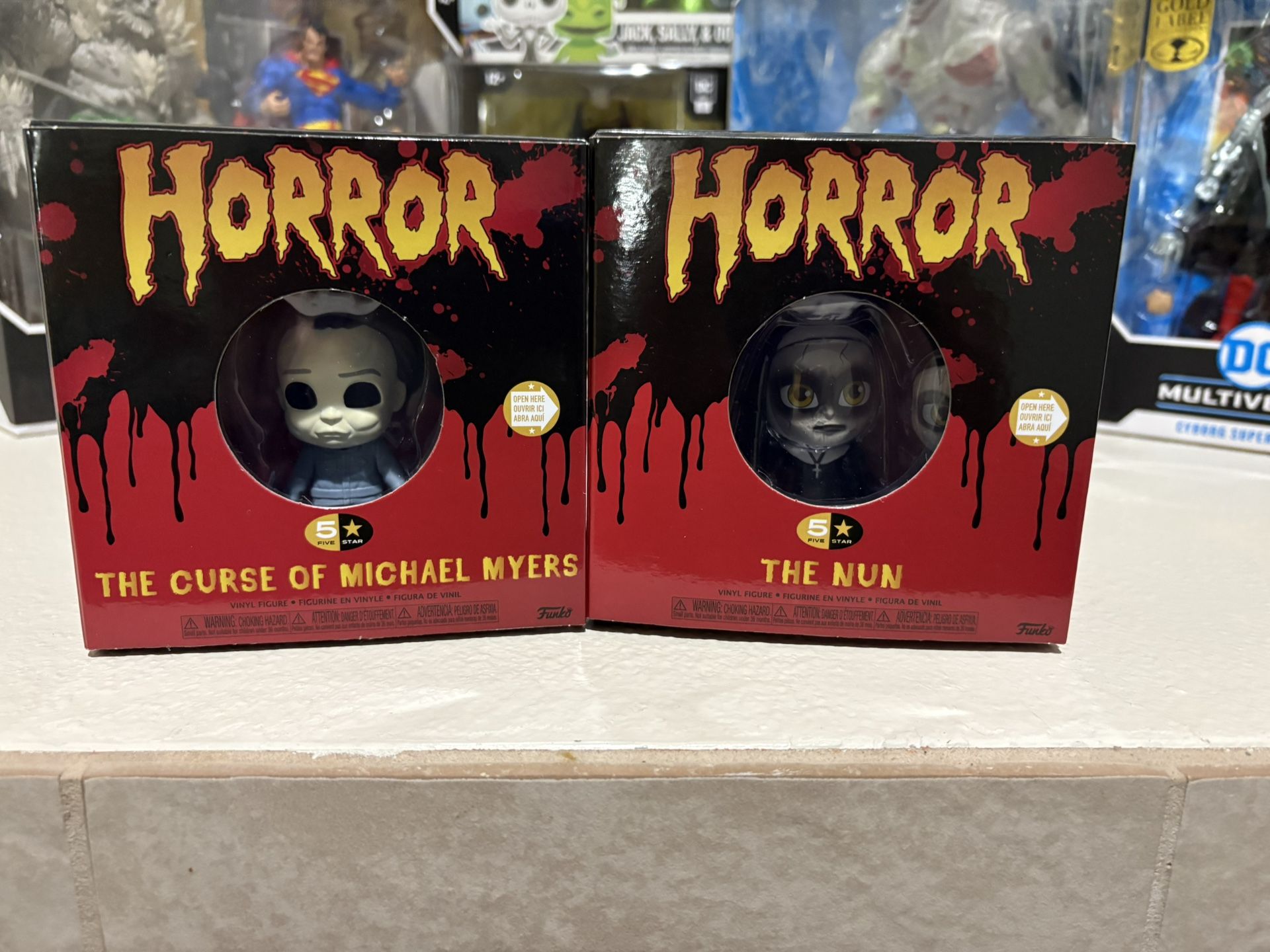 Michael Myers and The Nun Vinyl Action Figures