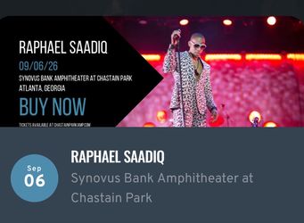 Raphael Saadiq and Ari Lennox Tickets (4)