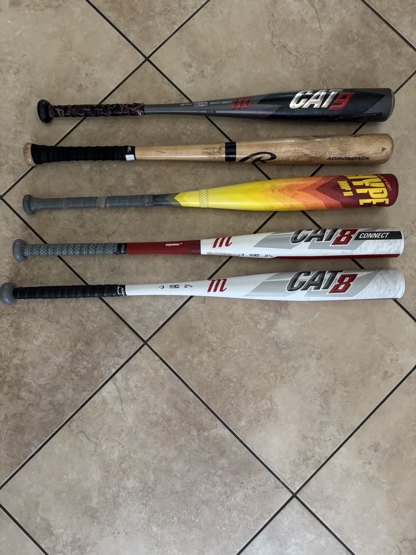 Marucci And Easton Hype Fire Baseball Bats - Read Description