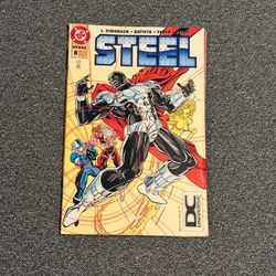 DC Comics Steel #8 VF/NM RARE DC Universe Logo Variant September 1994 Good Condition