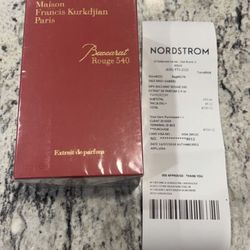 maison francis kurkdjian baccarat rouge 540