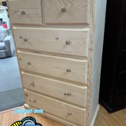 Whitewash Duplex Jumbo Dresser Cajonera De Pino 