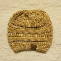 Gold C.C Beanie